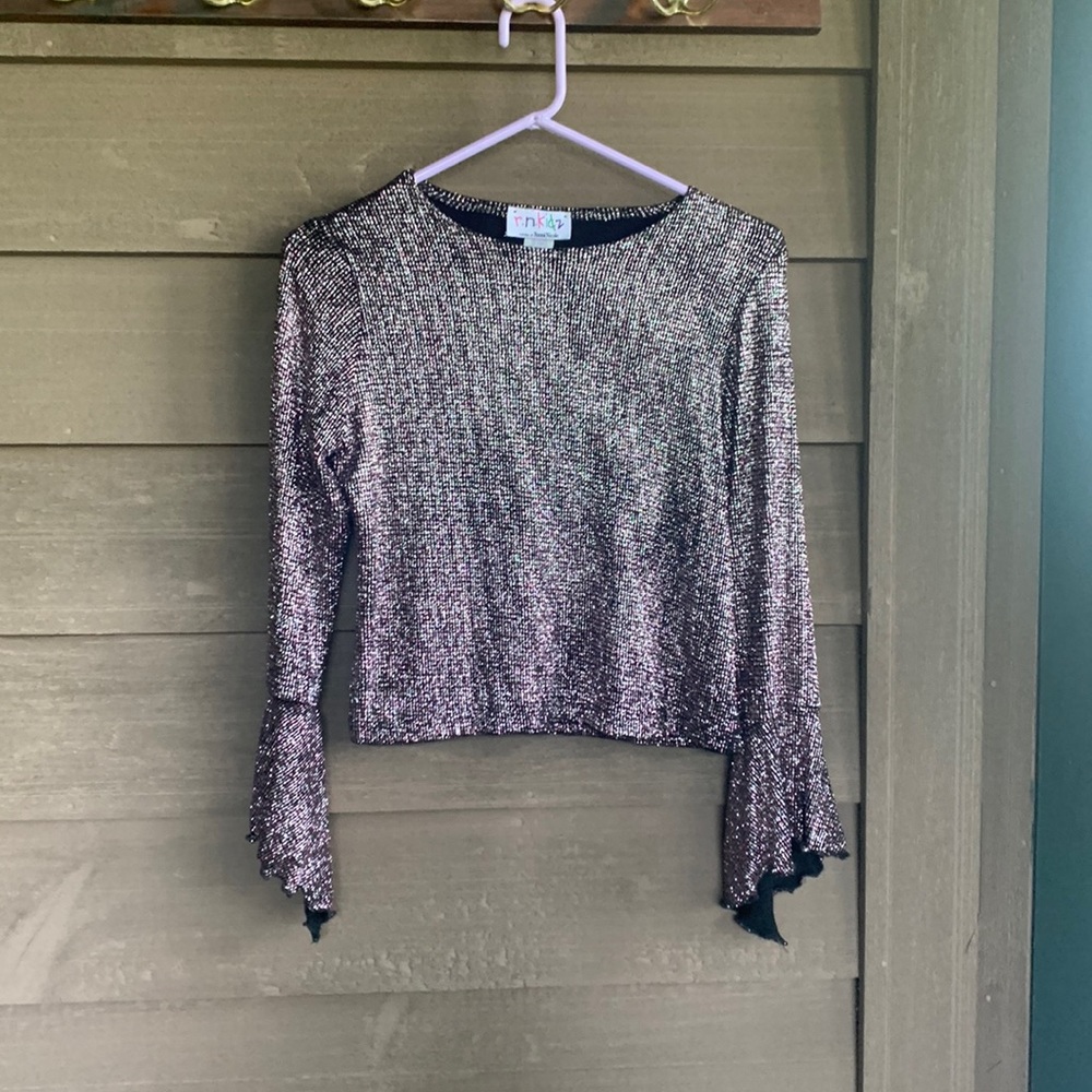 R.n. Kidz glittered long sleeve top